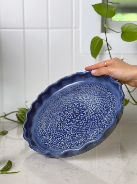Grandmother’s Ocean — Limited Collector Platter (Large)