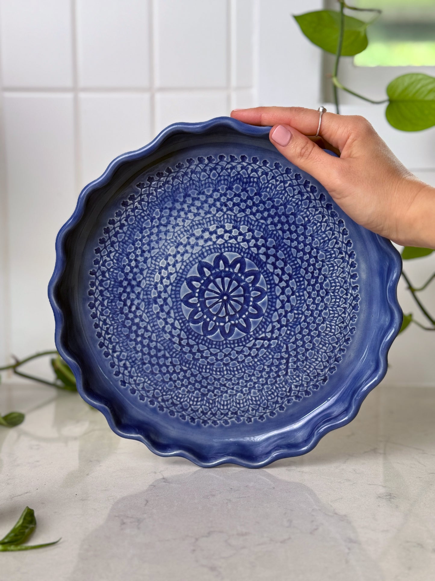 Grandmother’s Ocean — Limited Collector Platter (Large)