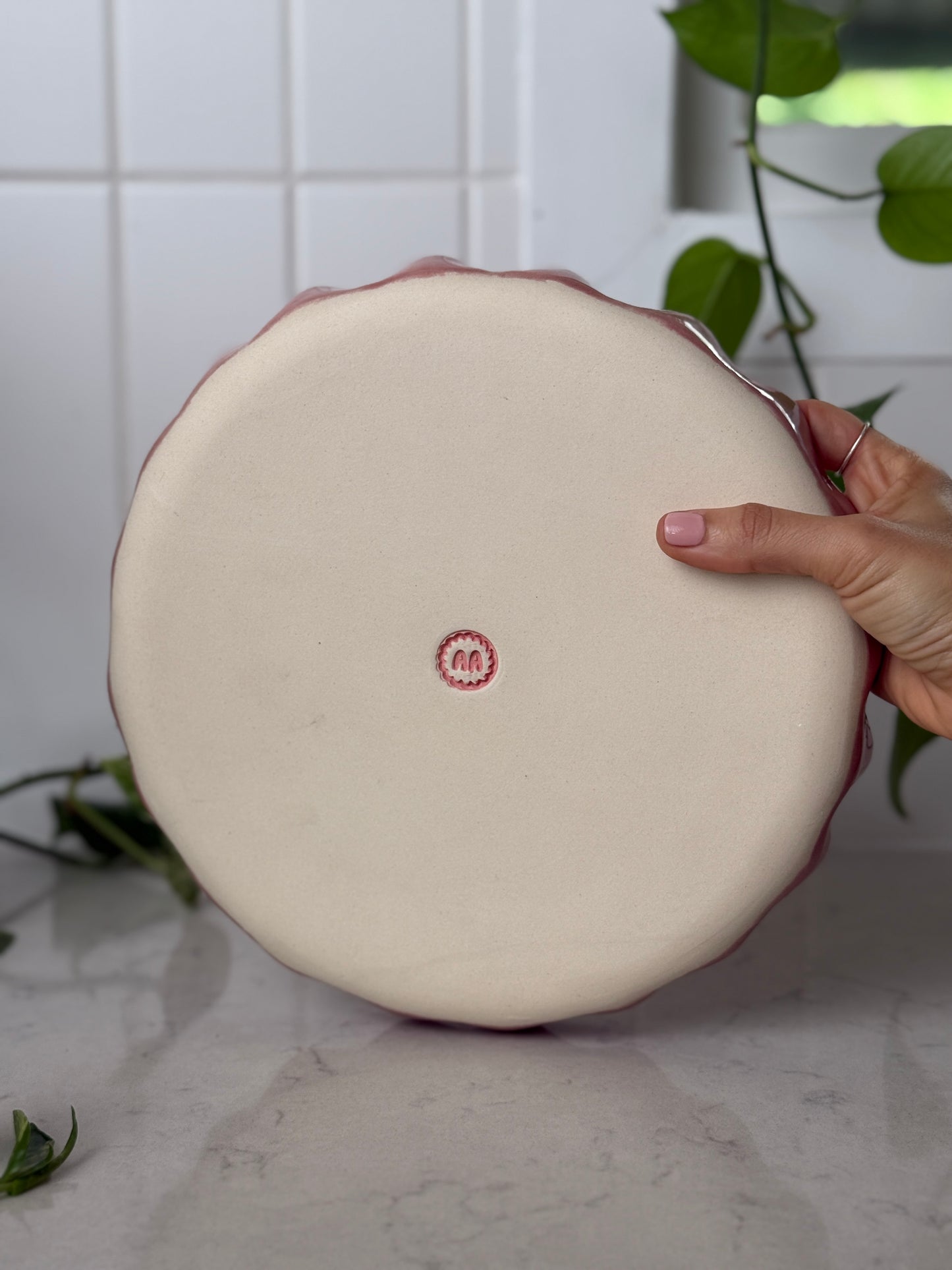 Grandmother’s Rose — Limited Collector Platter (Large) 01