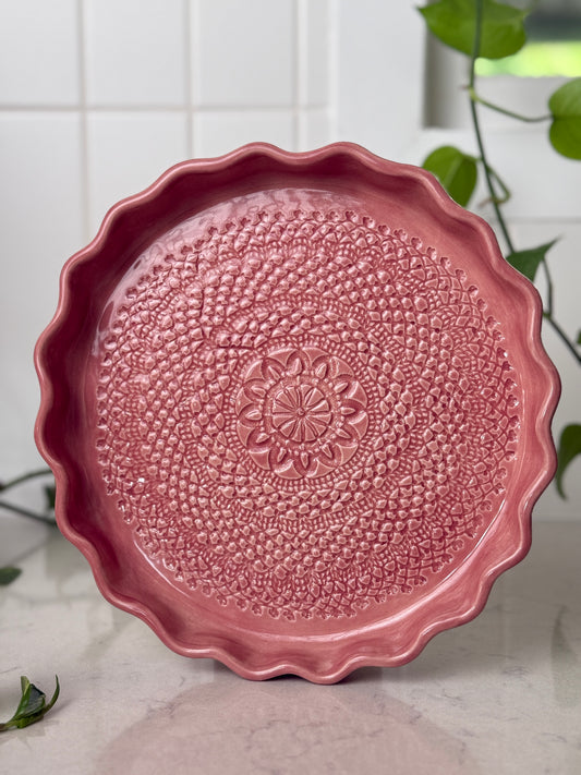 Grandmother’s Rose — Limited Collector Platter (Large) 02