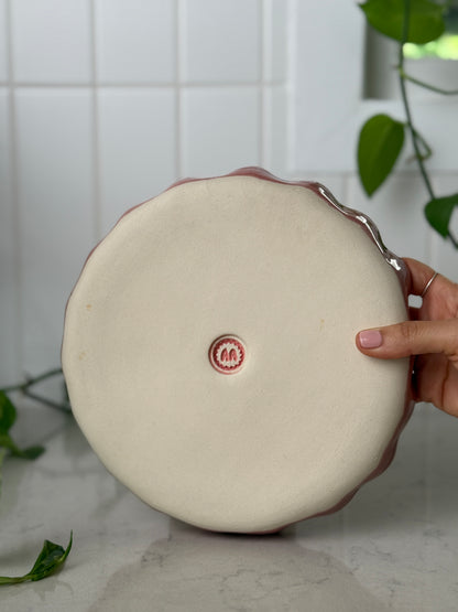 Grandmother’s Rose — Limited Collector Platter (Medium)