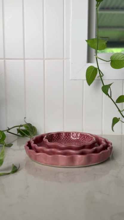 Grandmother’s Rose — Limited Collector Platter (Medium)